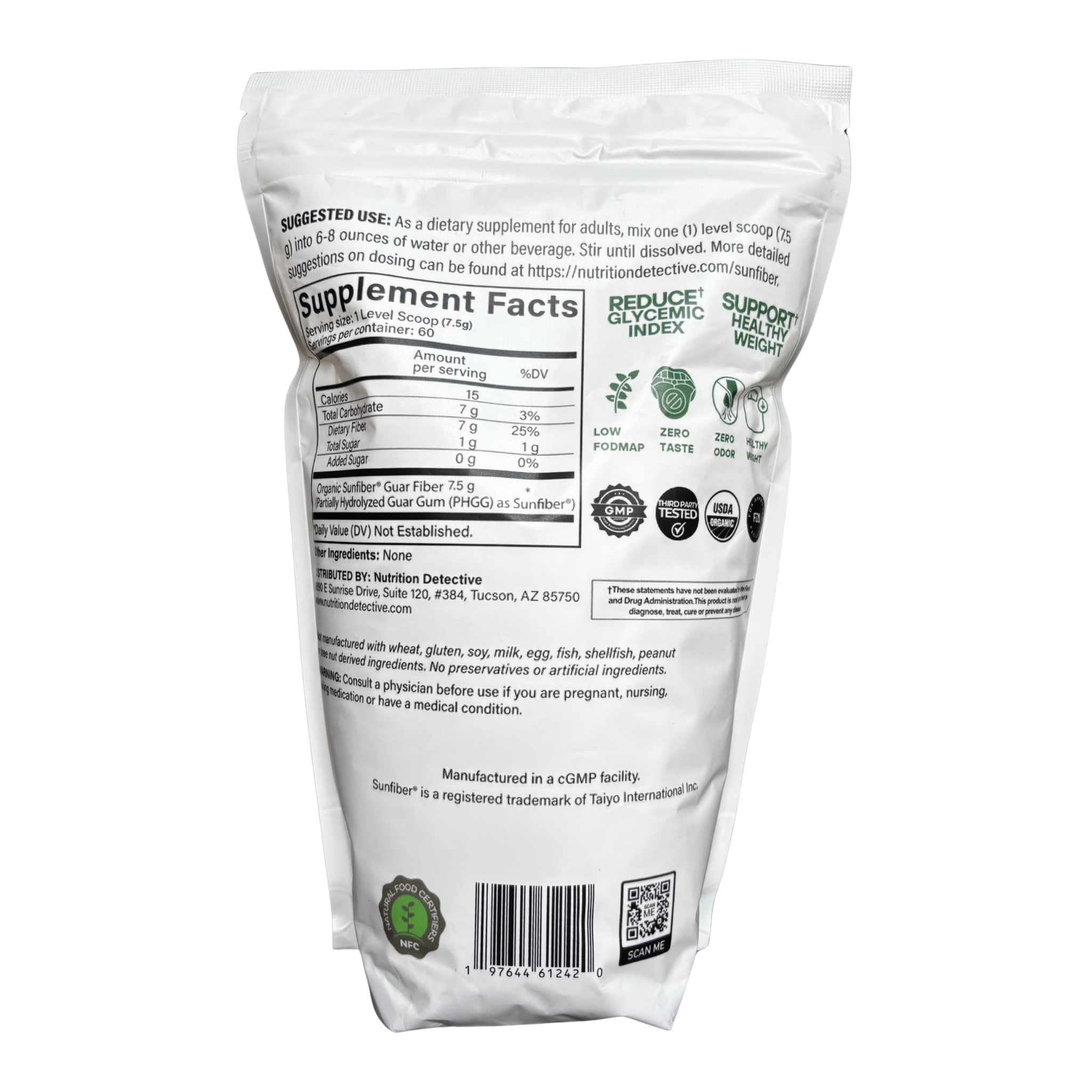 Organic Sunfiber 16 oz