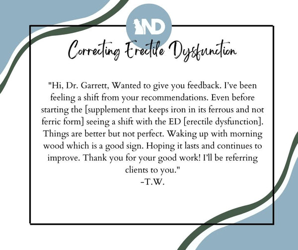 Nutrition Detective Testimonial-Correcting Erectile Disfunction