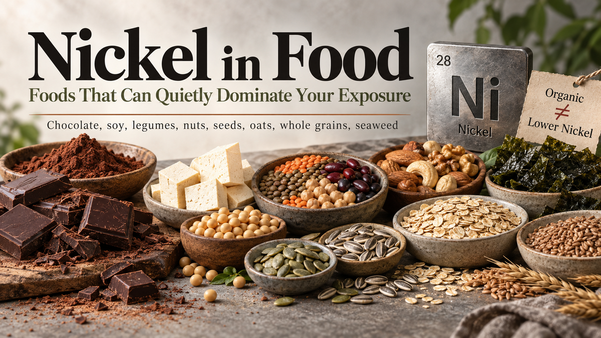 Nickel in Food: The Supposed “Health Foods” That Quietly Dominate Your Exposure