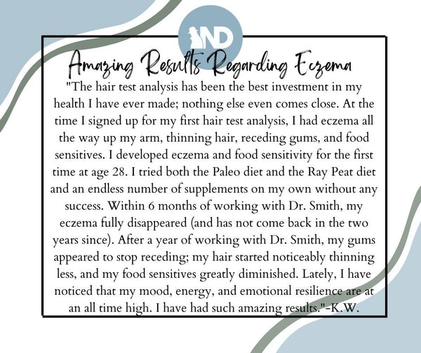 Nutrition Detective Testimonial-Amazing Results Regarding Eczema