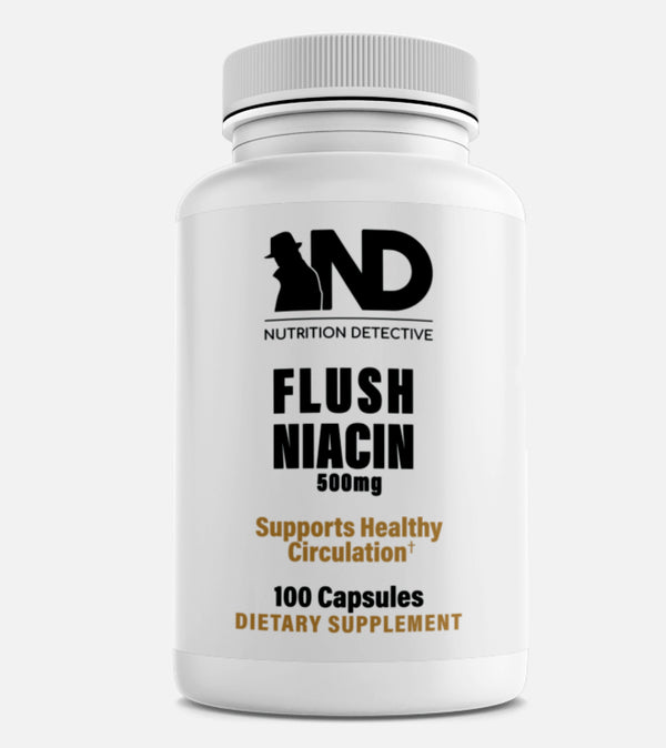 Flush Niacin 500mg 100 Capsules