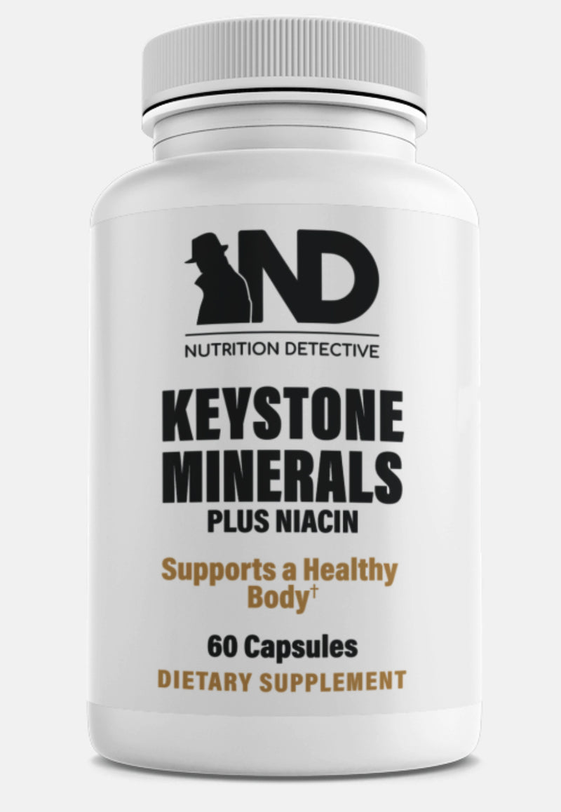 Keystone Minerals PLUS Niacin 60 capsules